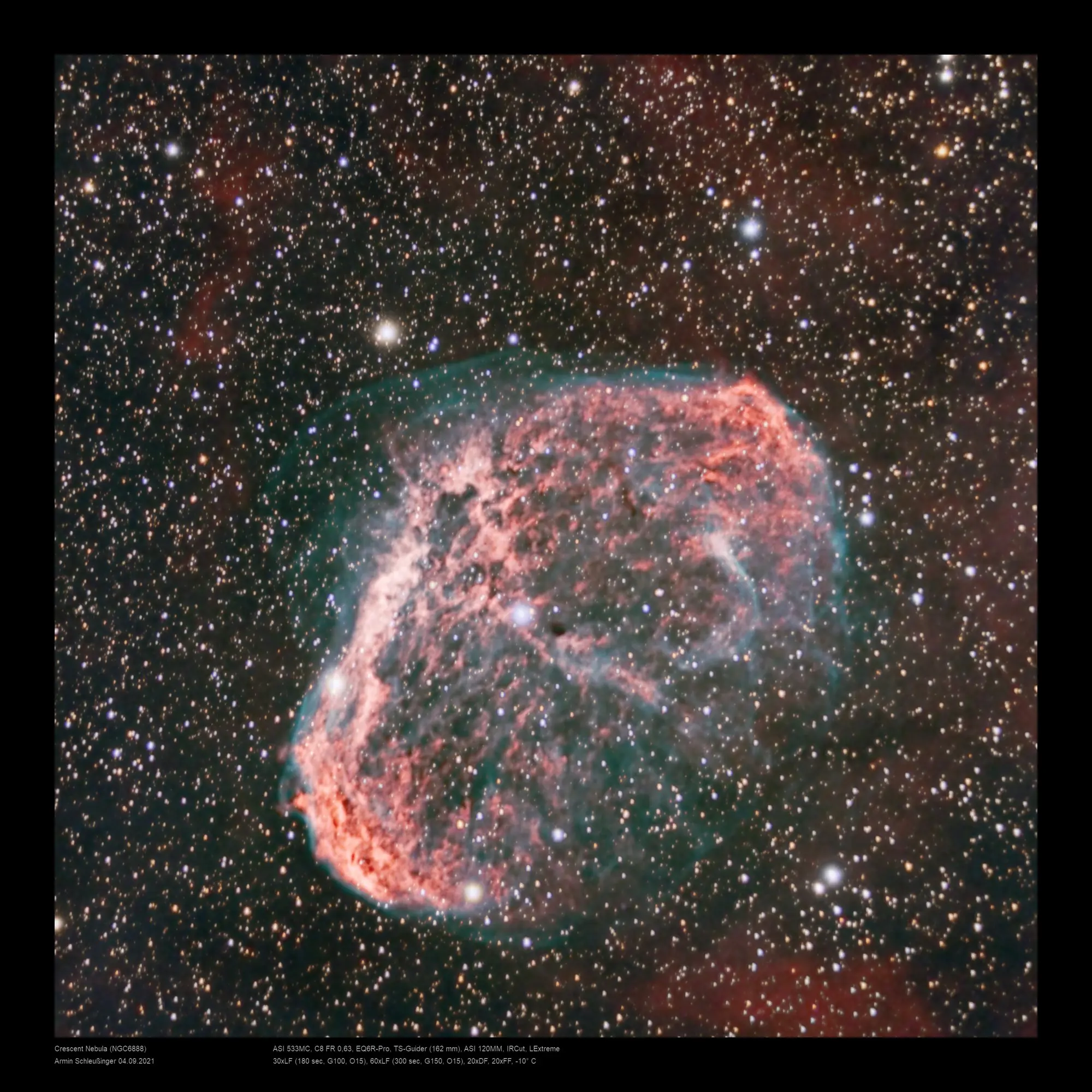 NGC6888 - Crescent Nebel © Armin Schleußinger