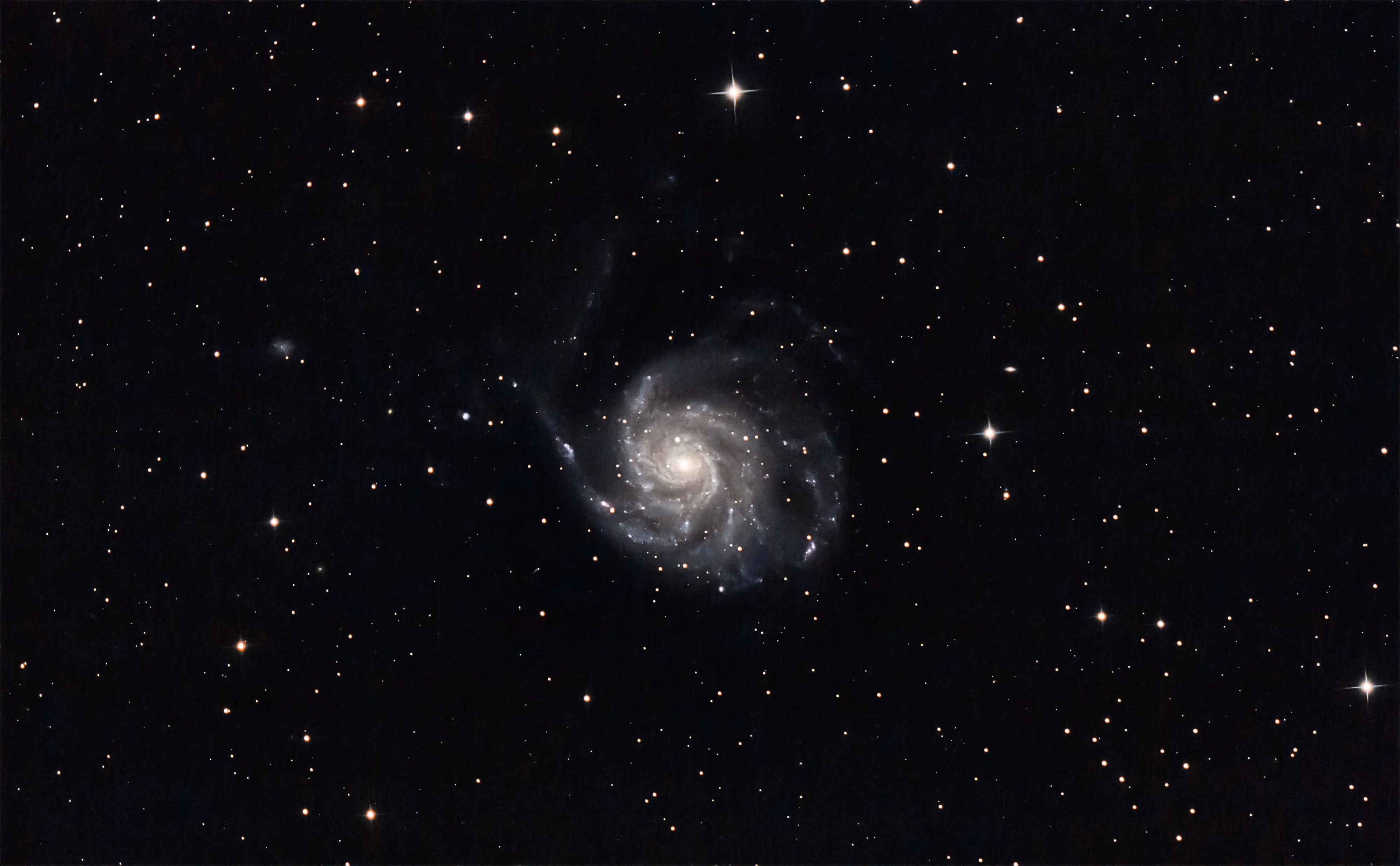 M101 - Feuerradgalaxie © Dennie Lange