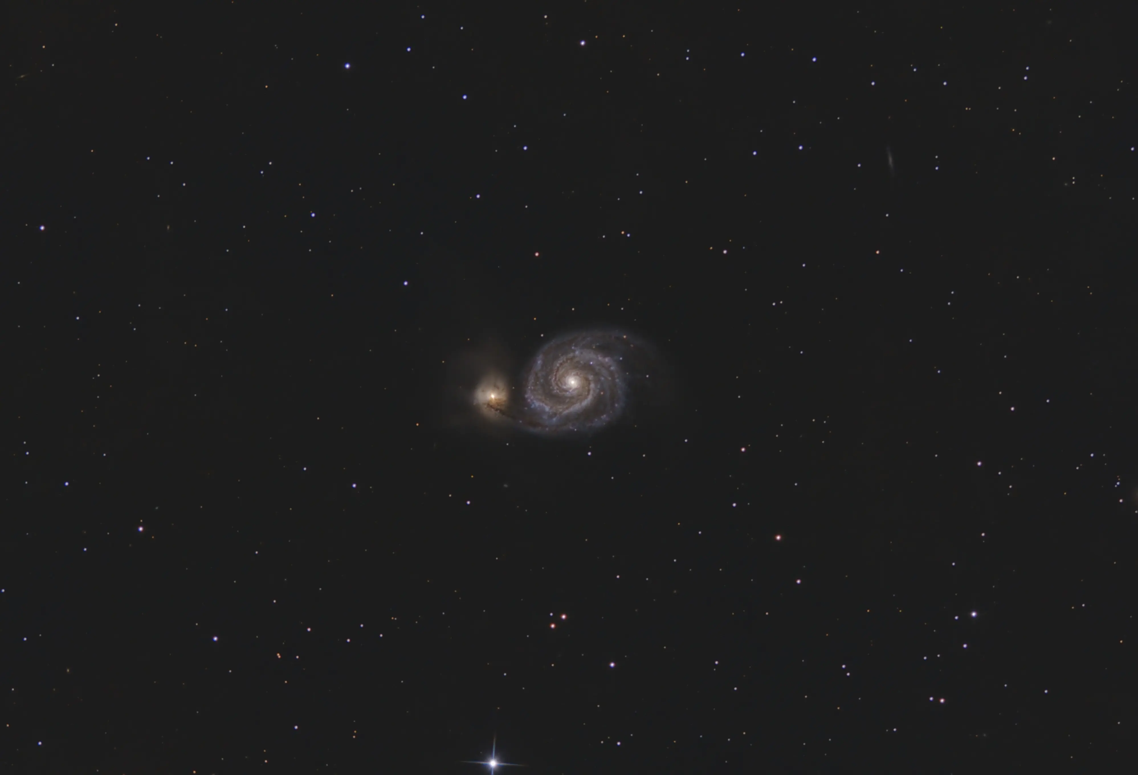 M51 - Whirlpool-Galaxie © Florian Hahn