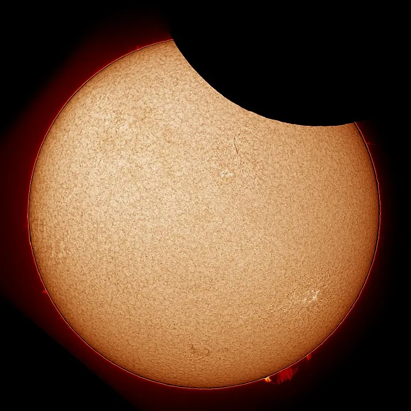 Sonnenfinsternis 10.06.2021 © Peter Höbel
